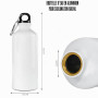 MR.R 10pcs 20oz 600 ml sublimation blanche Blank Aluminium Sports Water Bottle Mugs pour sublimation Ther Transfert Impression