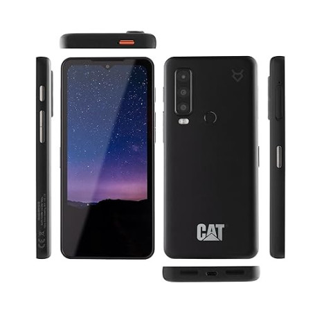 OSAT Caterpillar Cat S75 Robuste Bullitt Satellite téléphone Portable bidirectionnel Messager Noir