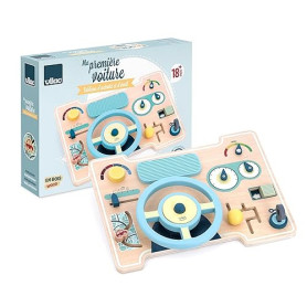 Vilac - Ma Première Voiture Tableau d'Activités - Bébés 12 Mois+