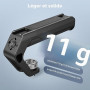 SMALLRIG Poignée Supérieure Légère avec Broches de Positionnement 3/8"-16 pour Arri, Petite Poignée Supérieure pour Appareil Pho