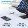 Câble USB C vers USB C pour iPhone 17/16/15/Pro Max/Plus,iPad Pro/Air/MacBook, [2M/Lot de 2] 60W Câble USBC Charge Rapide Nylon