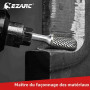 EZARC SC-5 Jeu de Fraise Rotative, Fraise en carbure avec tige de 6,35 mm, Lime rotative à double coupe en forme de cylindre à n