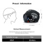Ergocar Casque Ouvert Classique, Demi-Casque avec Pare-Soleil, Coque 709abs Combinée à Une Couche Tampon Eps pour Une Meilleure