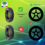 M365Lyon – Pneu 10X3 Pouces Pour Trottinette Électrique Zero 10X Dualtron Victor - Kaabo Mantis 10 Mobygum Xenon-S - Speedtrott 