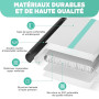 Tapis de Gymnastique 2/3/4/5/6m épaisseur 10/15cm avec Pompe à air 600W,Tapis de Gym,Tumbling Mat, Air Floor Mat pour Gymnastiqu