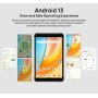 Ulefone Armor Pad Pro Tablette Tactile Incassable, Android 13, 8.0 Pouces, Téléphone Portable 7650mAh, 16Go+128Go+1To, 48MP+32MP