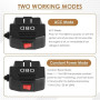 JCSJK 3.5m Câble D'alimentation OBD pour Dashcam, 12-24V à 5V3A Type C OBD Caméra Embarquée Câble avec Bouton, 24 Heures Surveil