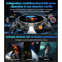 LIGE Montre Connectée Homme 1000mAh/IP68 Étanche/LED Lampe, 1.53" AMOLED Militaire Smartwatch Homme avec Appel Bluetooth, 123 Mo