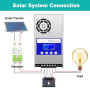 BuyWeek 60A Régulateur de charge solaire MPPT 12V/24V/36V/48V Contrôleur de Charge Solaire MPPT Écran LCD rétroéclairage, Max 18