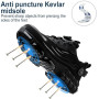 GUDECIUS Chaussures de Sécurité Hommes Légère Chaussures de Travail Respirantes Basket Securite Embout en Acier Mode Confortable