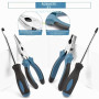 Sundpey Malette à Outils 148 Pièces - Caisse à Outils Complète Portable avec Tournevis et Pinces - Kit d’Outils Idéal pour Maint