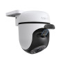Tapo 2K Caméra de Surveillance WiFi extérieur 360°, Vision Nocturne Couleur, Détection de Personne et Suivi de Mouvement, Étanch
