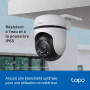 Tapo 2K Caméra de Surveillance WiFi extérieur 360°, Vision Nocturne Couleur, Détection de Personne et Suivi de Mouvement, Étanch