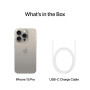 Apple iPhone 15 Pro 128Go - Titane Naturel (Reconditionné)