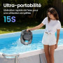 AIPER Scuba SE Robot Piscine, Aspirateur Piscine sans Fil, Autonomie de 90 Minutes, Nettoyage Automatique avec Fonction Auto-Sta