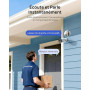 ANNKE 3K 8CH PoE Kit Caméra de Surveillance Extérieure, Kit Vidéo Surveillance avec 2To 4K NVR et 8 X 3K Caméra IP PoE avec Audi