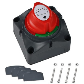 Coupe-batterie - Avec bouton marche/arrêt - De haute performance - 12 à 48 V - 300/10 000 A - Etanche - Pour voiture de tourisme