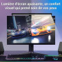 Meisax LED Lampe Écran PC, USB Monitor Light Bar avec Contrôle Tactile, 5 Luminosité et Température de Couleur Réglable, Soins O