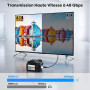 Kryoza Câble Mini HDMI vers HDMI 2.1, 2M 8K@60Hz 4K@120Hz, Câble HDMI Mâle vers Mini HDMI Mâle Bidirectionnel,eARC,3D, Dolby Vis