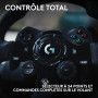 Logitech G G923 volant de course et pédales, TRUEFORCE jusqu'à 1000 Hz, commande de démarrage à double embrayage, housse de vola