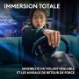 Logitech G G923 volant de course et pédales, TRUEFORCE jusqu'à 1000 Hz, commande de démarrage à double embrayage, housse de vola