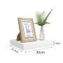 WOLTU Étagère Murale, Étagère Suspendue, Étagère Flottante en MDF, Lot de 3, Blanc, pour Salon, Cuisine, Chambre, Salle de Bain