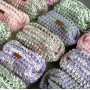 Lot de 3 pelotes de fil à crochet épais pour t-shirt avec crochet de 6 mm, parfait pour les projets de crochet, pour les débutan