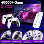 AGSTMG Console de jeux rétro 2026, 4K HDMI avec plus de 40 000 jeux, 23 émulateurs, Plug-and-Play, double manette sans fil 2,4 G