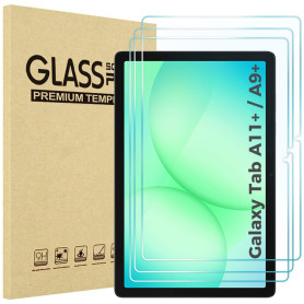 ProCase 3 Verre Trempé pour Samsung Galaxy Tab A11+ (SM-X230) 2025/ A9+ (SM-X210) 2023 11”, Film Protection d'Écran Protecteur T