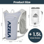 Flintronic Sac à Dos Hydratation, Sac à Dos de Vélo, Réglable Ultraléger Réfléchissant, avec vessie d'eau de 1.5L pour Femme Hom