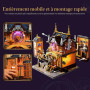 LUMIBRICKS Steampunk Memory Magic Magasin de magie Kit de construction éclairé — 2056 pièces Maison modulaire victorienne fantas