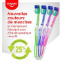 COLGATE - Brosse à dents Extra Clean Multi Action Médium - Brins Circulaires Anti-Taches - Nettoyeur Langue & Joues - Lot de 4 B