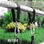 Batheidon Lot de 2 Sangles de Suspension en Nylon Résistant - Kit de Fixation pour Hamac et Balançoire, Accessoires en Acier Ino