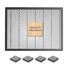 Creality Table en nid d'abeille 460 x 346 mm pour gravure laser Falcon A1, A1 Pro, dissipation rapide de la chaleur, protection