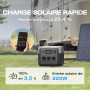 Station électrique portable EF ECOFLOW RIVER 2 Pro, batterie LiFeP04, 768 Wh, charge rapide en 70 min, 3 prises CA de 800 W, gén