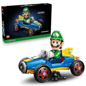 LEGO Mario Kart: Luigi et Proto 8 - Maquette de Voiture pour Adulte - Figurine de Personnage Nintendo à Exposer - Décoration & S
