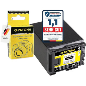PATONA Batterie BP-828 (2670 mAh / 19,8 Wh) – Remplacement pour Canon BP-828 BP-827 – Compatible avec XA60 XA40 XA20, Legria HF