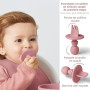 Navik | Coffret repas bebe 12 pièces | Assiette ventouse pour bébé | Tasse apprentissage bebe | Bol et bavoir | Couverts bébés |