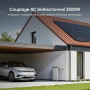 Jackery SolarVault 3 Pro Max Kit Solaire avec Batterie, 2000W (4 × 500W Panneaux Solaires Bifaciaux), 4 MPPT, Plug & Play, Câble