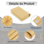 AXT SHADE Brise Vue Balcon 90x300cm Imperméable Cache Vue Balcon Protection UV Opaque Résistant aux Contre Vent avec Trous et Se