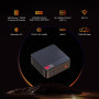 BOSGAME P4 Plus Dual 2.5G LAN Mini PC de Jeu, processeur AMD Ryzen 7 5825U (jusqu'à 4,5 GHz), Windows 11 Pro Mini-Ordinateur, 16