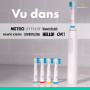 DentaDrift Brossette Oral-B Compatibles, 4-Pack Tête Brosse à Dent Oral B Compatibles - Qualité Premium, Défense Renforcée Contr