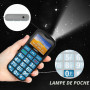 Téléphone portable Ukuu pour personnes âgées avec bouton SOS, base de charge, touches de volume élevées USB-C, batterie 1000 mAh