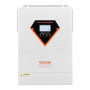 VEVOR Onduleur Solaire Hybride 6000 W Chargeur à Onde Sinusoïdale Pure Tout-en-un, 48 V CC vers 220/230 V CA Monophasé, Contrôle