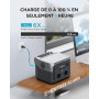Station électrique portable ECOFLOW RIVER 2 MAX avec câble solaire, batterie LiFeP04, 512 Wh charge rapide en 1 heure, sortie 10