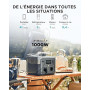 Station électrique portable ECOFLOW RIVER 2 MAX avec câble solaire, batterie LiFeP04, 512 Wh charge rapide en 1 heure, sortie 10