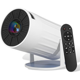 Vidéoprojecteur avec Wi-FI 6 & Bluetooth,Mini Projecteur Portable Supporte 4K 1080P Auto Keystone Rotation 180°, Auto Keystone R