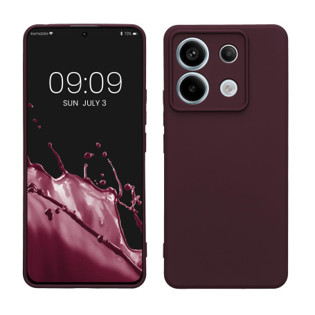 kwmobile Housse Compatible avec Xiaomi Redmi Note 13 Pro 5G / Poco X6 5G Coque - Housse de téléphone en Silicone avec Protection