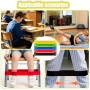 10 Pièces Bande de Chaise Extensible pour Enfants,Bandes de Chaise Colorées Fidget Sangles de Siège Flexibles pour Enfants Elast