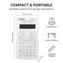 GYCAQAC Calculatrice Scientifique Portable, avec 240 Fonctions Affichage à Deux Lignes, Calculatrice College Fonctions avec Couv
